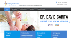 Desktop Screenshot of centroquiropracticodemonterrey.com