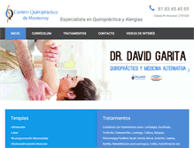 Tablet Screenshot of centroquiropracticodemonterrey.com